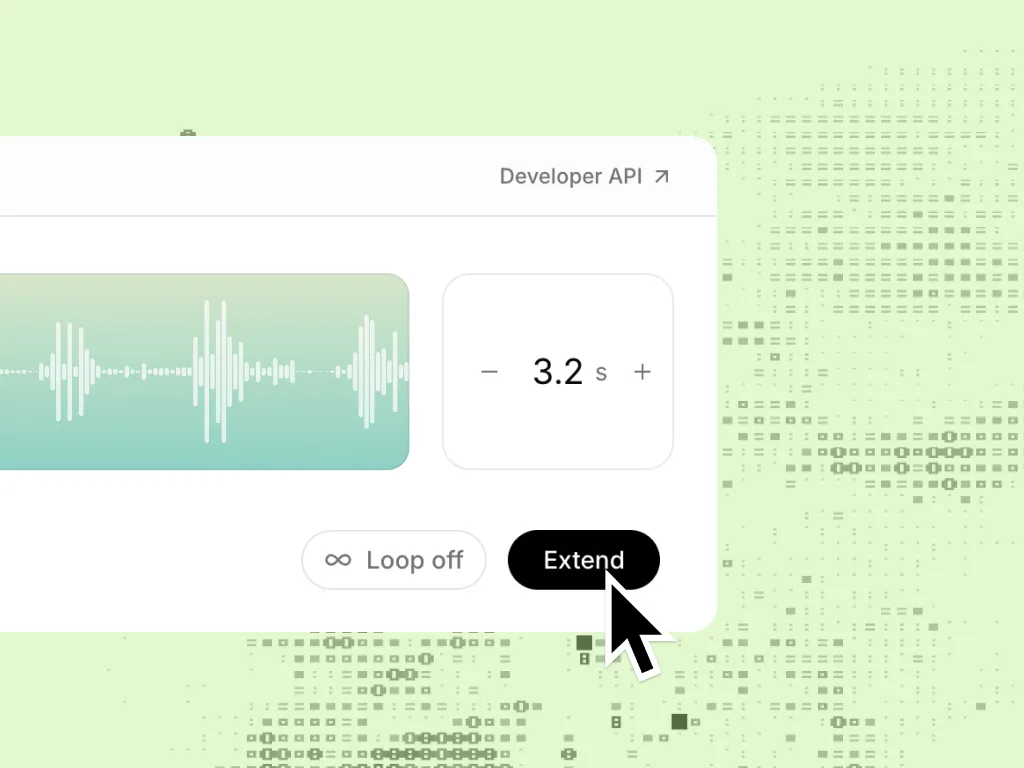 Extend a sound