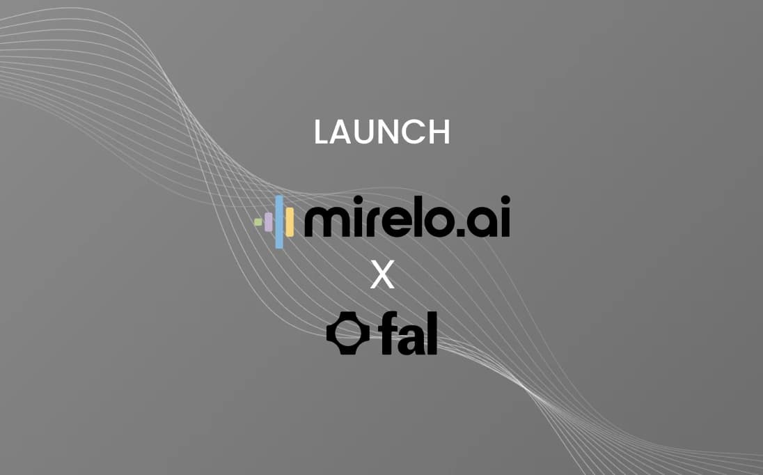New partnership: Mirelo SFX launched on fal.ai